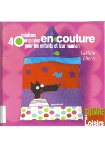 40 Original Sewing Creations for Kids and Moms