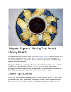 Jalape&ntilde;o Poppers Recipe: Perfect Cheesy Crunch Guide