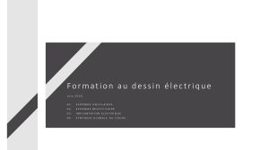 Formation au dessin &eacute;lectrique : sch&eacute;mas et implantation