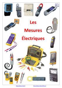 Les Mesures &Eacute;lectriques : Guide des Mesures &Eacute;lectriques