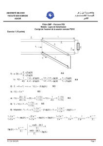 Transmission Line Exam Correction P2018
