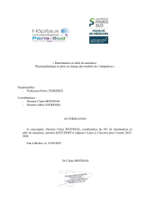 Autorisation d'inscription - R&eacute;animation n&eacute;onatale 2025-2026