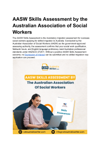 AASW Skills Assessment Guide 2026