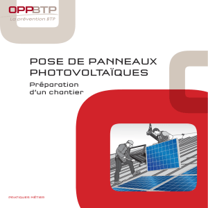 Guide Pr&eacute;paration Chantier Panneaux Photovolta&iuml;ques