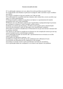 Structure du texte philosophique d'Alain : guide de composition