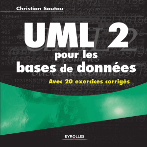 UML 2 pour les bases de donn&eacute;es - Livre Eyrolles