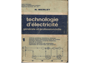 Technologie d'&Eacute;lectricit&eacute; G&eacute;n&eacute;rale et Professionnelle
