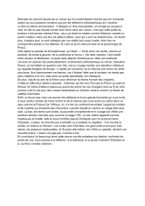 Eldorado de Laurent Gaud&eacute; : Analyse des th&egrave;mes et profondeur philosophique
