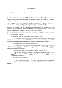 Etude de march&eacute;s: Guide complet sur la recherche marketing