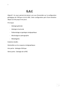 G.A.C - G&eacute;ologie de l'Afrique et de la RDC