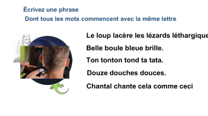 Exercices de fran&ccedil;ais : allit&eacute;ration et verbes