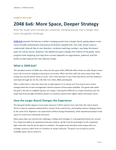 2048 6x6 Strategy Guide: Master the Game