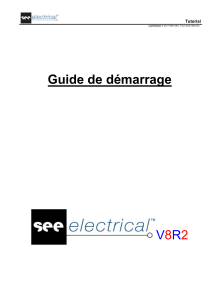 Guide de d&eacute;marrage SEE Electrical V8R2 : Tutoriel pour sch&eacute;mas &eacute;lectriques