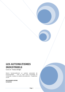 Les Automatismes Industriels : Cours et Travaux Dirig&eacute;s