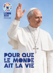 Pri&egrave;re pour accueillir le pape L&eacute;on XIV en France 2026