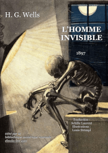 L'Homme Invisible de H.G. Wells (1897) - Traduction Fran&ccedil;aise