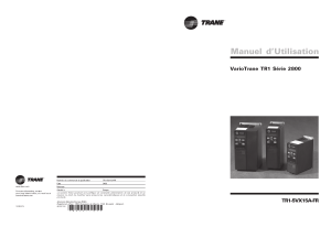 TRANE VFD TR1 Vario 2800
