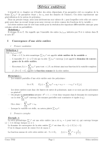 Power Series in Complex Analysis: Convergence and Properties