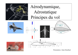 A&eacute;rodynamique et Principes du Vol - Pr&eacute;sentation Alain Mouflard