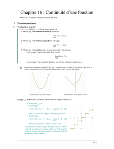 Chapitre 16 : Continuit&eacute; d&rsquo;une fonction - Manuels de math&eacute;matiques