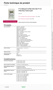 PES Schneider Electric MiCOM-P12x REL21707