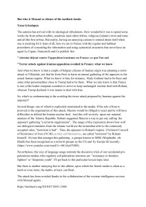 Media Silence on Mossad's Role in Foiling Terror Attack