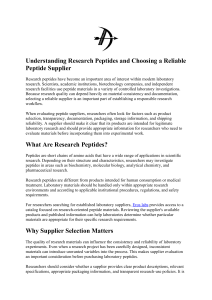 Understanding Research Peptides & Reliable Suppliers