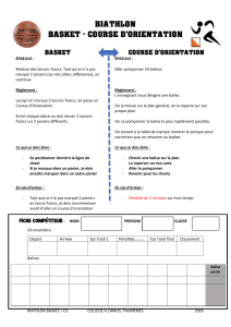 Guide Biathlon Basket - Course d'Orientation pour Coll&egrave;ge