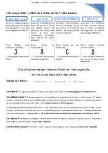 Auto-&eacute;valuation et progression en escalade