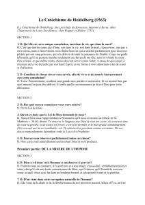 Le Cat&eacute;chisme de Heidelberg (1563) : Texte int&eacute;gral