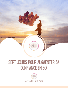 7 Jours pour Augmenter sa Confiance en Soi