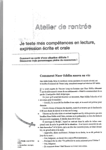 Atelier de rentr&eacute;e: Nasr Eddin Hodja Story for Language Skills