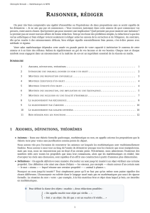 Guide du raisonnement et de la r&eacute;daction math&eacute;matique pour MPSI