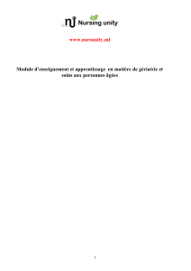 Module d'enseignement en g&eacute;riatrie et soins aux personnes &acirc;g&eacute;es