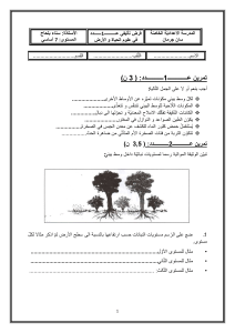 Arabic Science Worksheet: Soil & Environment Exercises