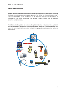 Les outils du frigoriste