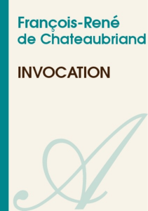 Invocation de Chateaubriand - Po&egrave;me po&eacute;sie romantique