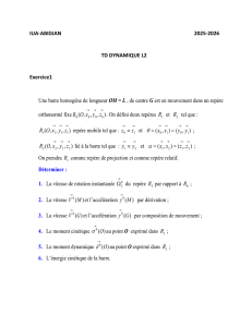 Dynamics L2 Exercise 1: Bar Motion Problems