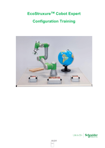 EcoStruxure Cobot Expert Configuration Training Manual
