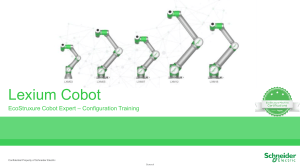 Lexium Cobot Configuration Training Manual