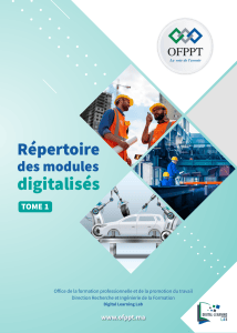 R&eacute;pertoire des modulesdigitalis&eacute;s