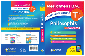 ANNALES PHILOSOPHIE