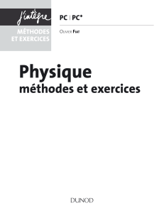Physique M&eacute;thodes et Exercices - Olivier Fiat