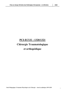 Prise en charge infirmi&egrave;re des pathologies chirurgicales - L2 infirmi&egrave;re