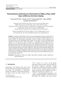 Thermoelectric Performance Enhancement of (BiS)1.2(TiS2)2 by Chromium Doping