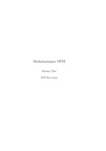 maths mpsi