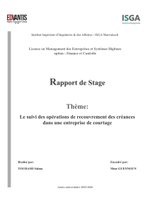 Internship Report: Debt Collection Operations in a Brokerage Firm