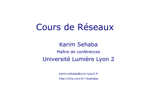 Cours R&eacute;seaux : Mod&egrave;les OSI/TCP/IP, Protocoles, Routage