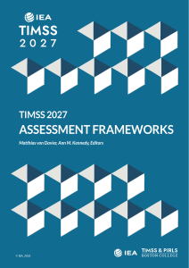 TIMSS 2027 Assessment Frameworks: Math & Science