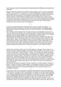 Efficacit&eacute; du roman et de la nouvelle pour d&eacute;noncer les injustices